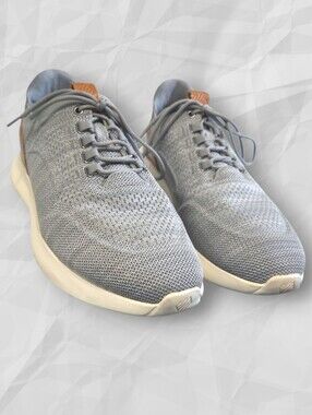 Johnston & Murphy Amherst 2.0 Knit Plain Toe Sneakers Gray Size 11